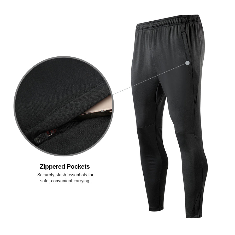 RunEase Stretch Tapered Pant – Black