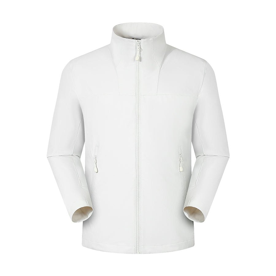 AeroEdge Comfort Fit Stand Collar Jacket – Gray