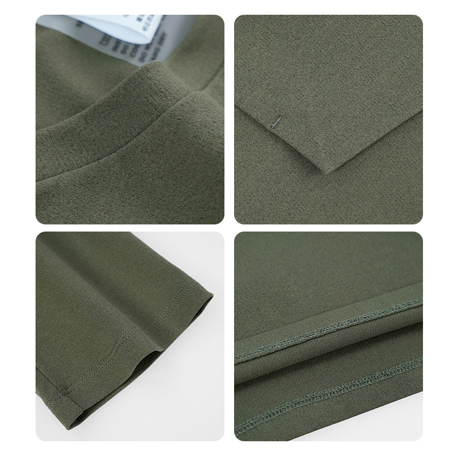 FlowFit 4-Way Stretch Running Shirt – Army Green