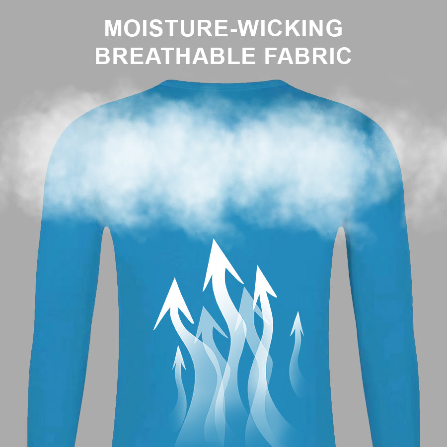 FlowLite Moisture-Wicking Crew Neck Shirt – White