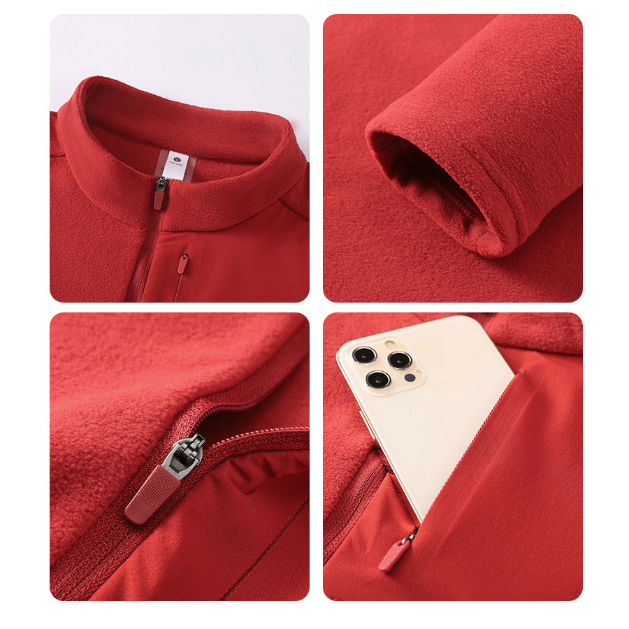 HeatWave Quick-Dry Performance Sweatshirt – Black