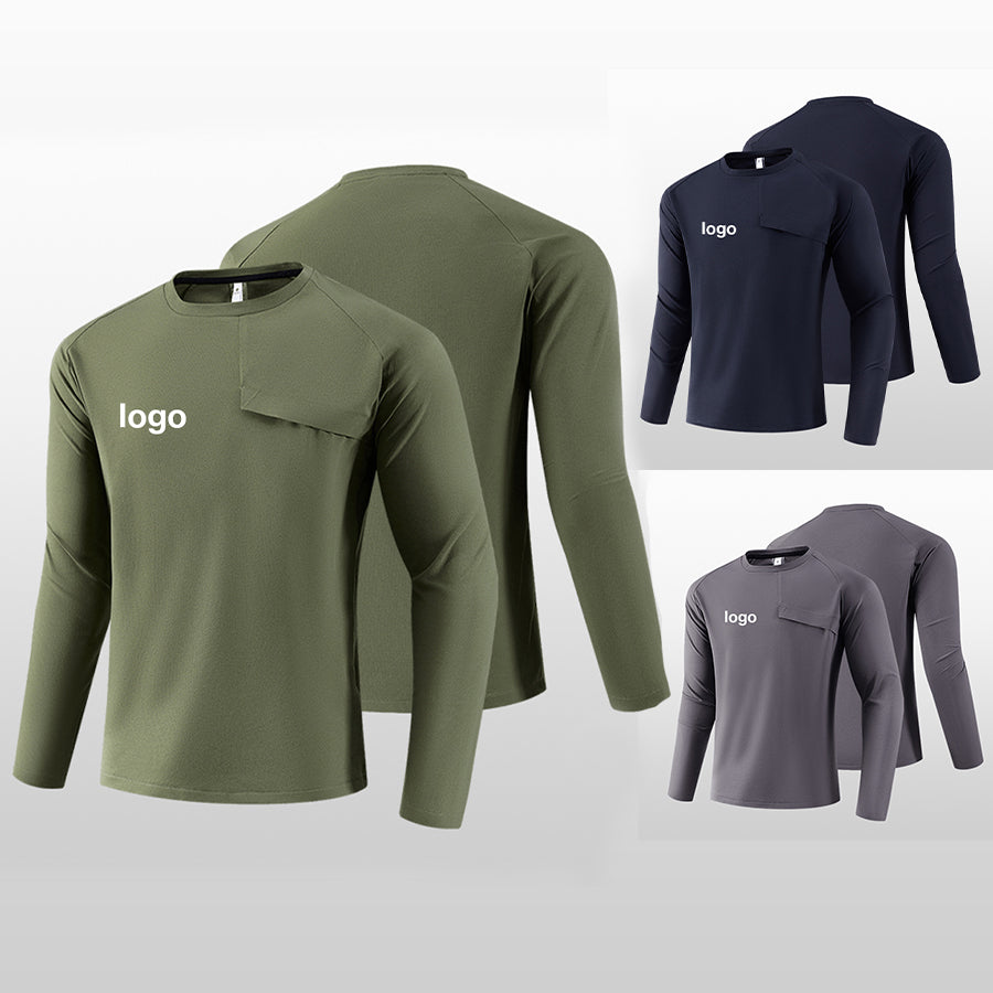 FlowFit 4-Way Stretch Running Shirt – Army Green