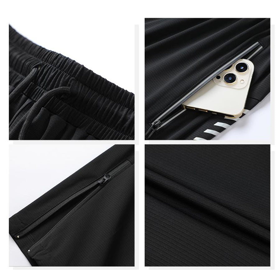 RunEase Quick-Dry Fitness Pant – Gray