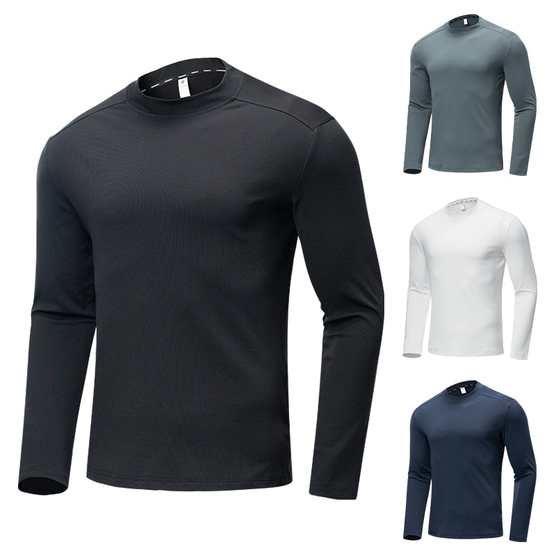 HeatLock Soft Fleece Athletic Top – Grey