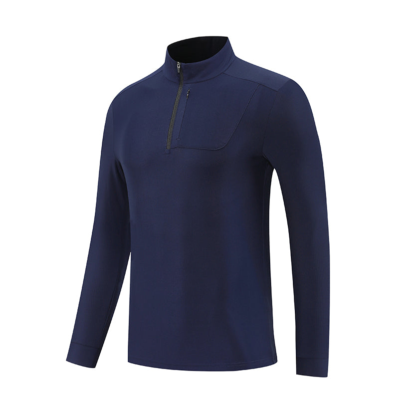 MoveLite Lightweight Half-Zip Running Top – Army Green