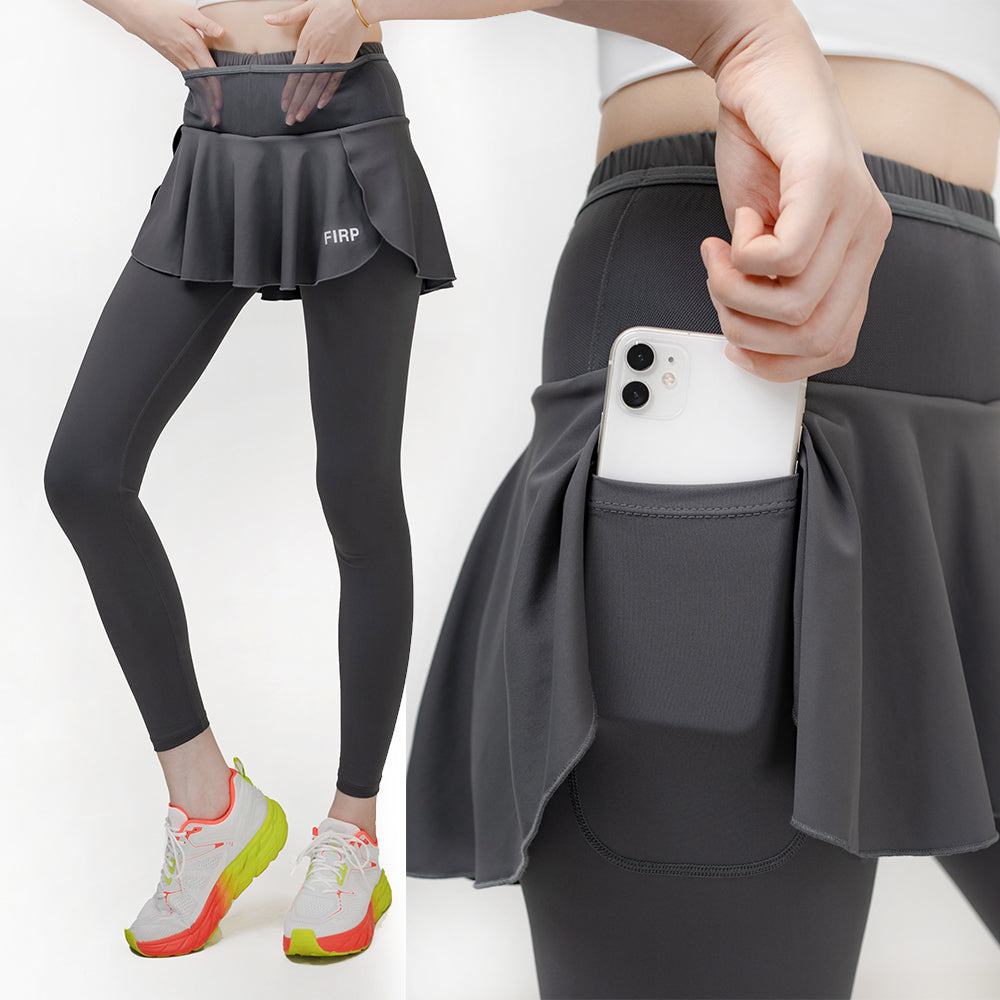 VitaMotion Breathable Faux Two-Piece Skirt Pants