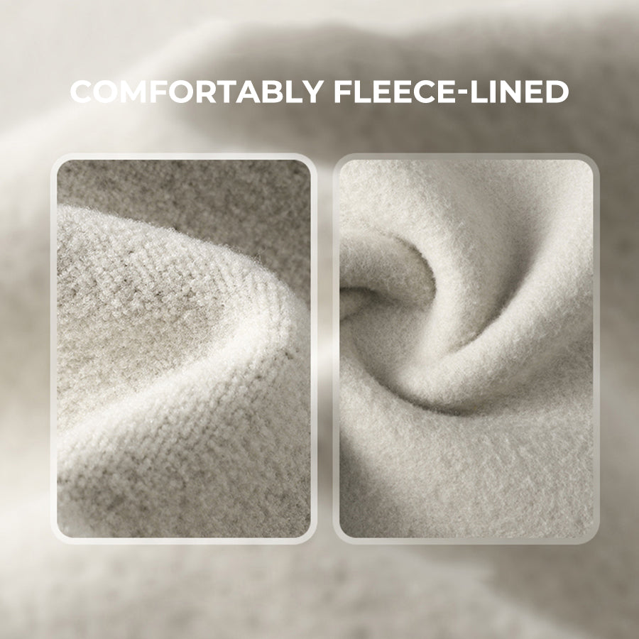 CoreShield Thermal Stand Collar Sweatshirt – Black