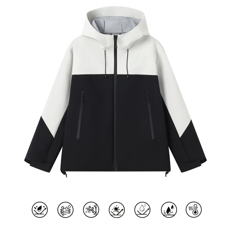 CoreDefend Windproof Waterproof Jacket – Black