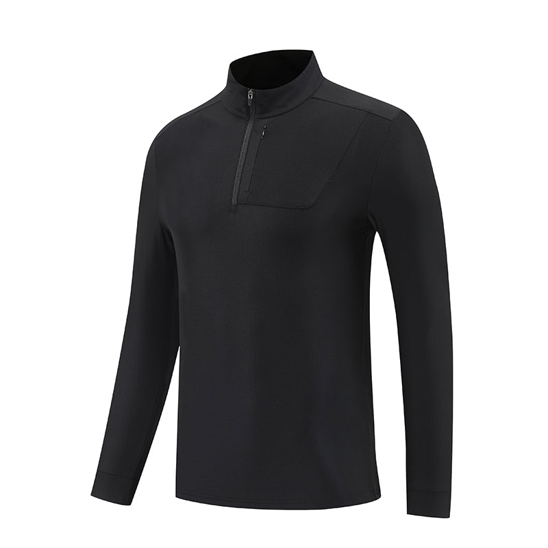 MoveLite Lightweight Half-Zip Running Top – Army Green