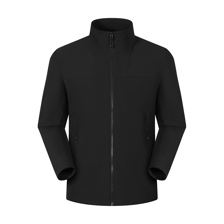 AeroEdge Comfort Fit Stand Collar Jacket – Gray