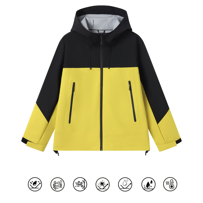 CoreDefend Windproof Waterproof Jacket – Black