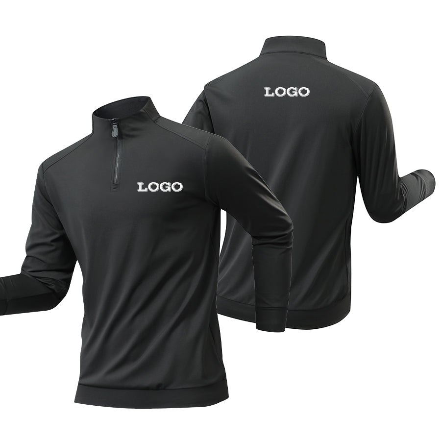 FlexWarm Comfort Fit Half-Zip Jacket – Black