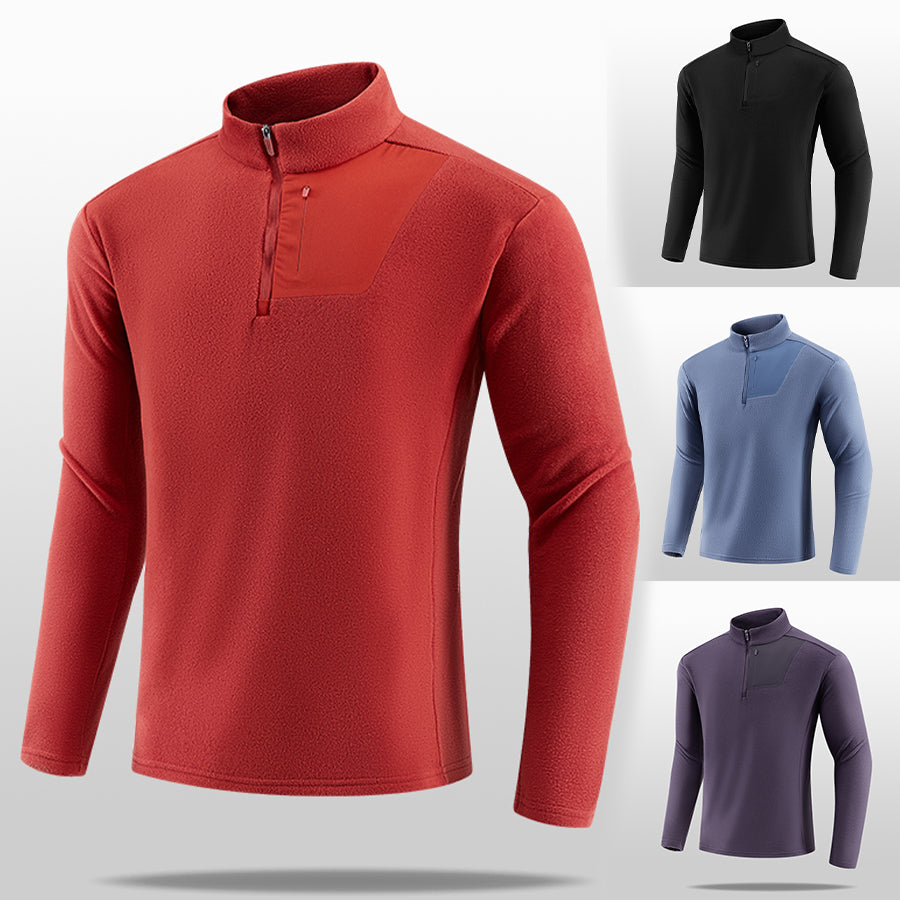 HeatWave Quick-Dry Performance Sweatshirt – Black