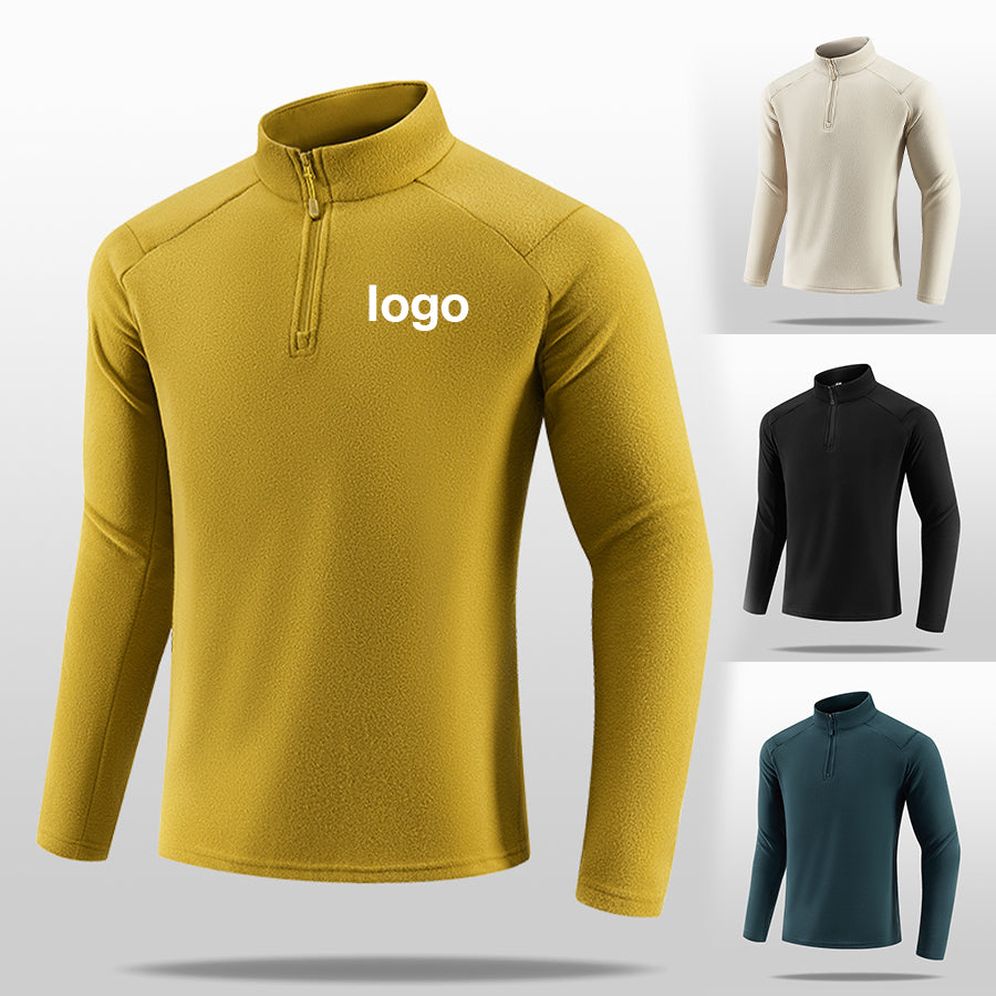 CoreShield Thermal Stand Collar Sweatshirt – Black