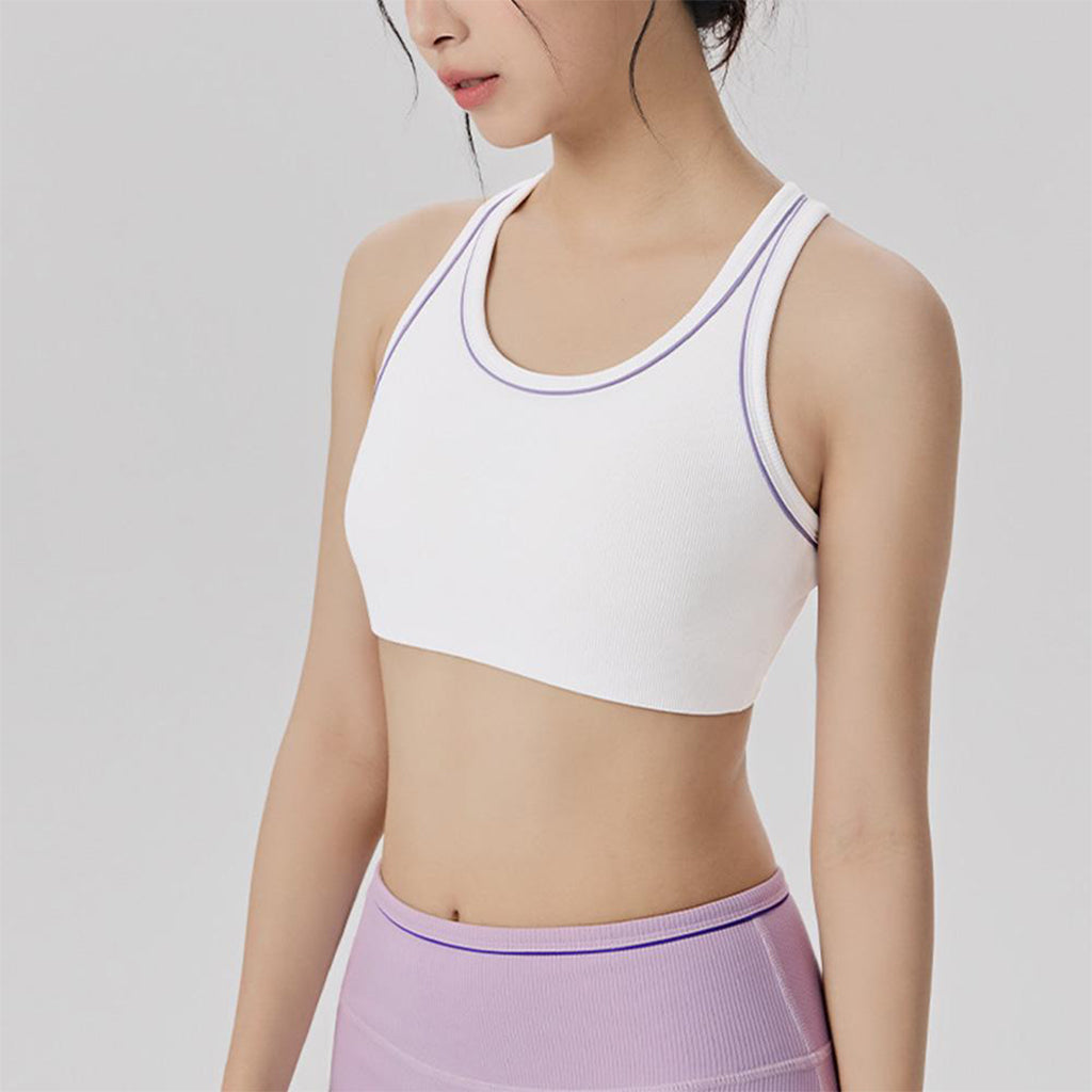 PureMotion Ribbed Training Bra