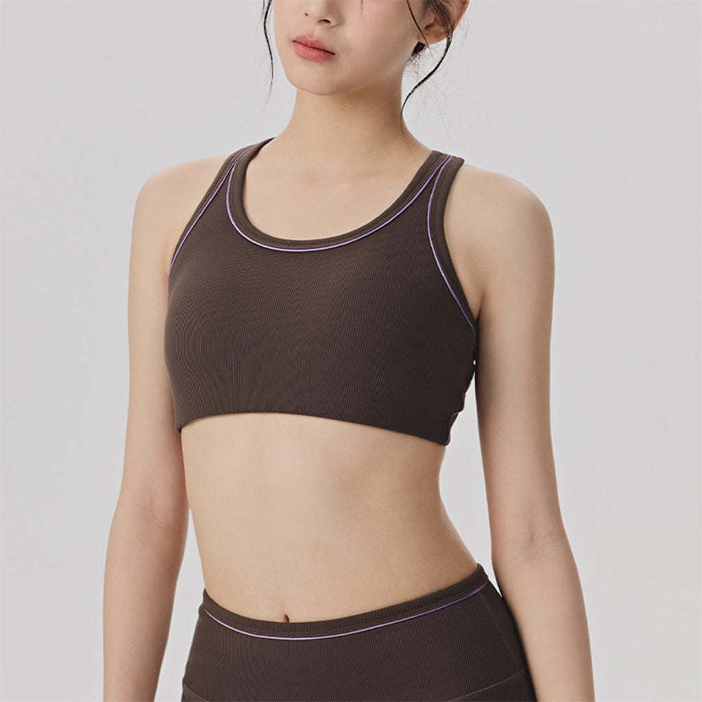 PureMotion Ribbed Training Bra