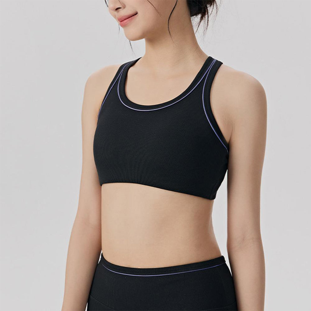 PureMotion Ribbed Training Bra