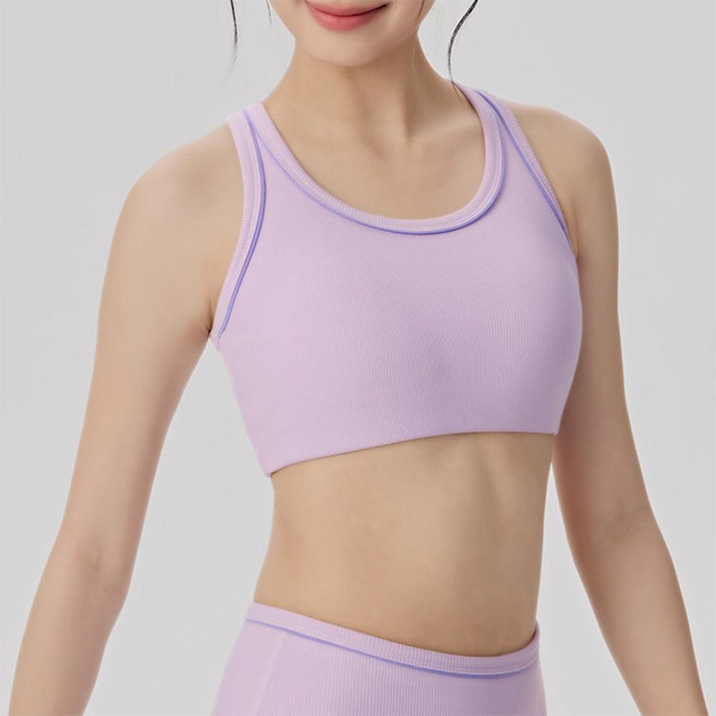 PureMotion Ribbed Training Bra