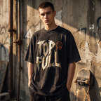 Heavyweight Graphic Oversized T-Shirt for Streetwear