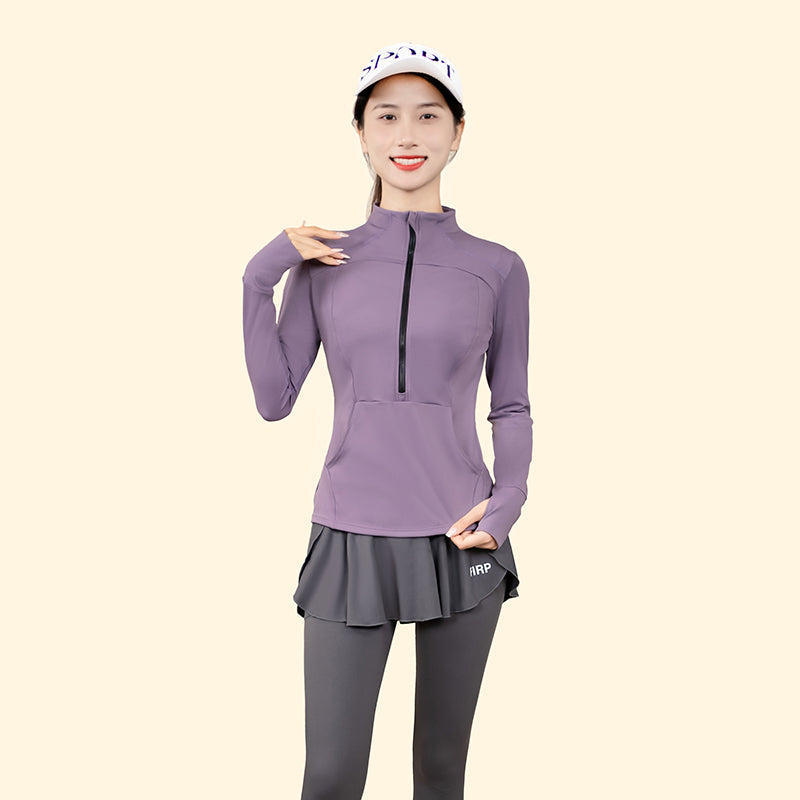 ChillMotion Breathable Active Half Zip Top