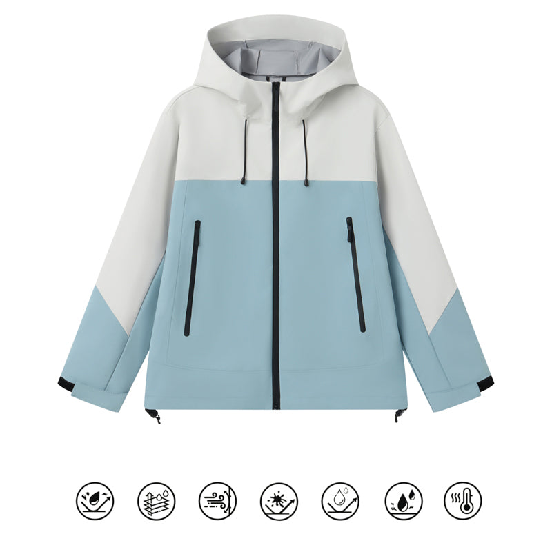 CoreDefend Windproof Waterproof Jacket – Black